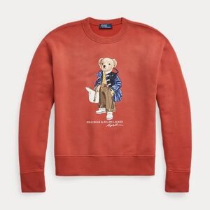 Polo Bear Fleece Crewneck Sweatshirt Women